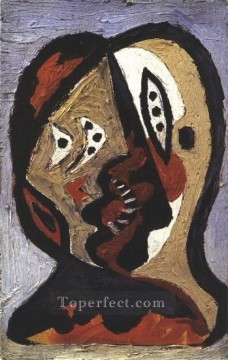 Pablo Picasso Painting - Face 3 1926 cubism Pablo Picasso